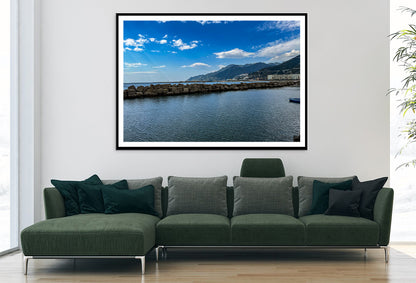 Beautiful Coast of Salerno Italy Home Decor Premium Quality Poster Print Choose Your Sizes