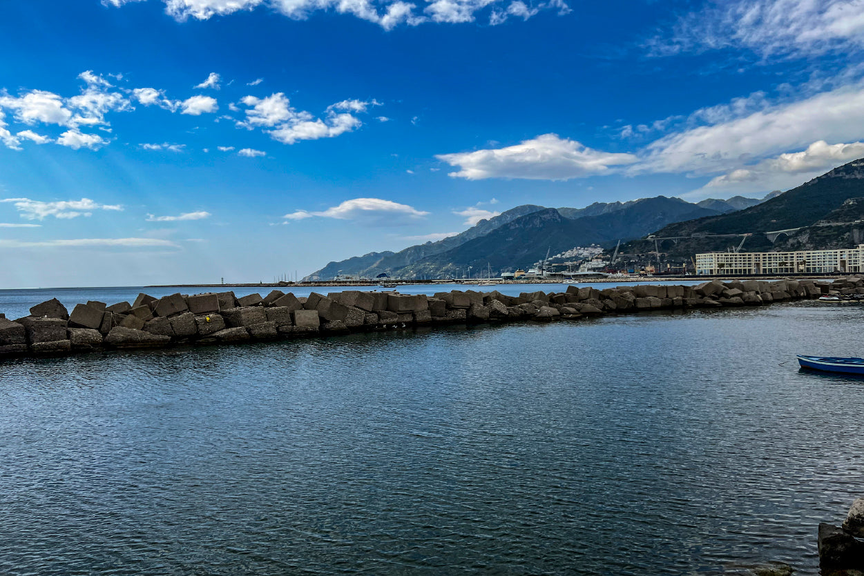 Beautiful Coast of Salerno Italy Home Decor Premium Quality Poster Print Choose Your Sizes