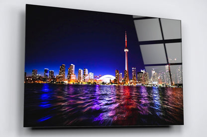 Toronto Skyline Acrylic Glass Print Tempered Glass Wall Art 100% Made in Australia Ready to Hang