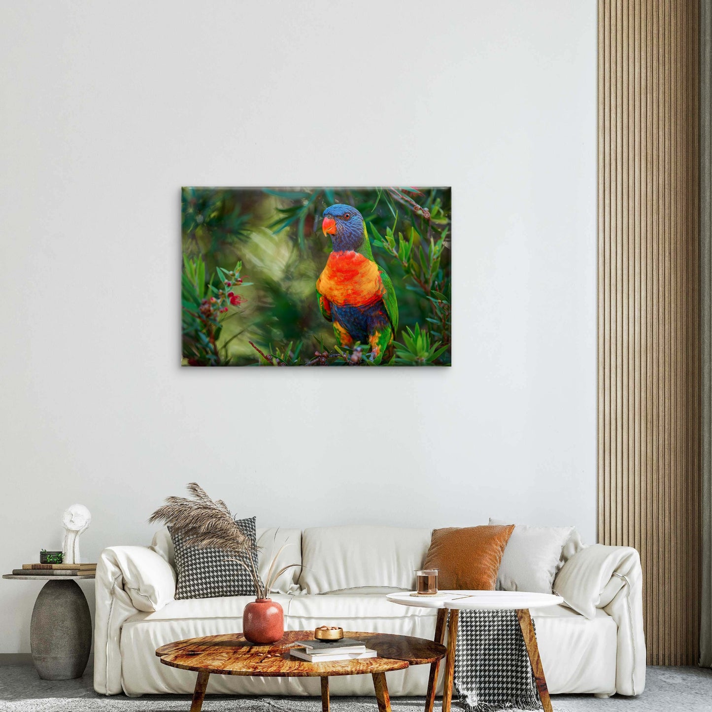 Rainbow Lorikeet Eastern Australia Wall Art Decor 100% Australian Made
