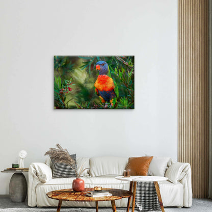 Rainbow Lorikeet Eastern Australia Wall Art Decor 100% Australian Made