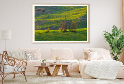 Person Sitting In a Meadow Home Decor Premium Quality Poster Print Choose Your Sizes