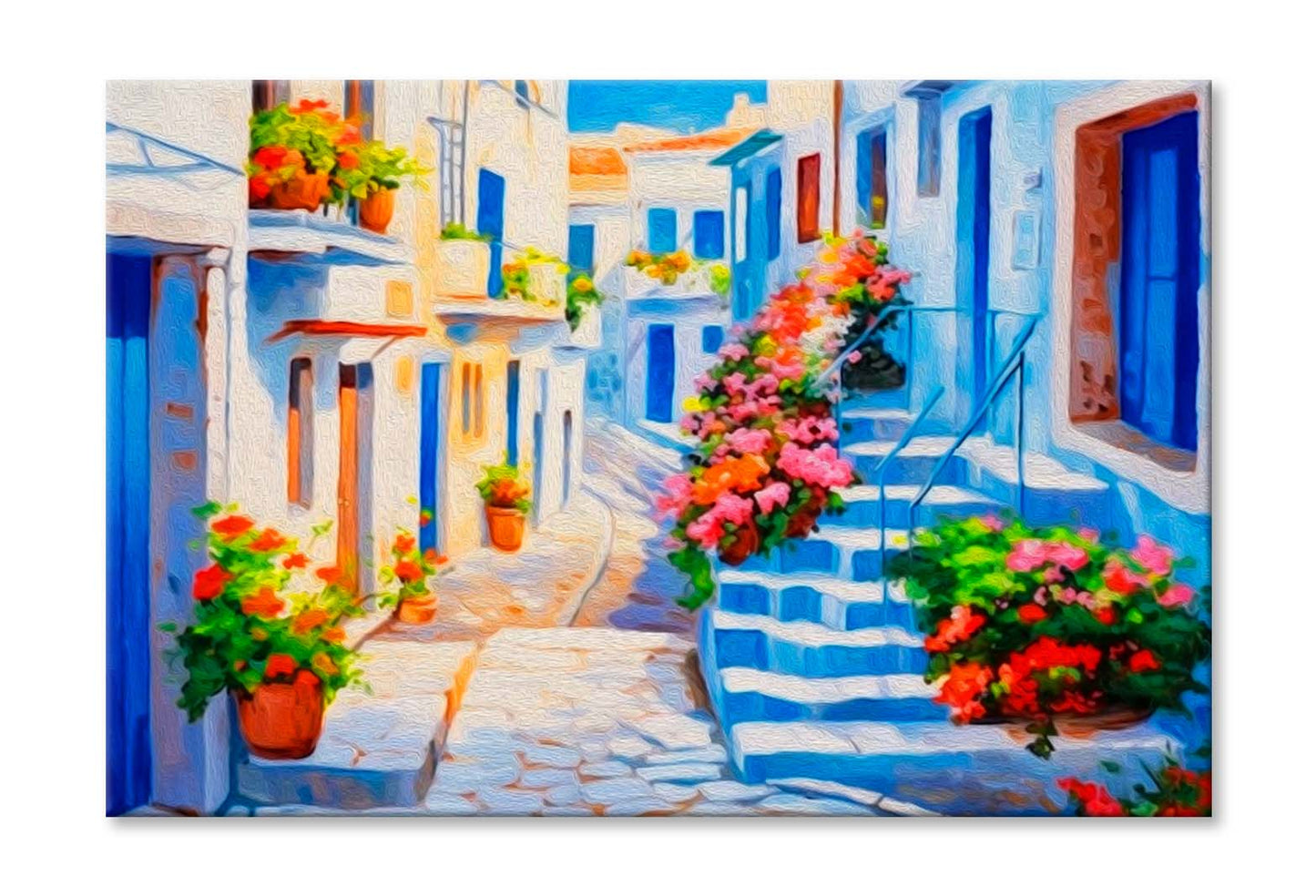 Greece Oil Painting Wall Art Limited Edition High Quality Print