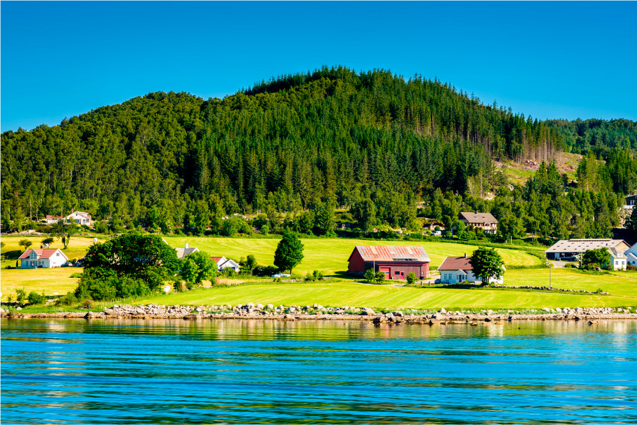 Beautiful Scenery at the Ferry Crossing Home Decor Premium Quality Poster Print Choose Your Sizes