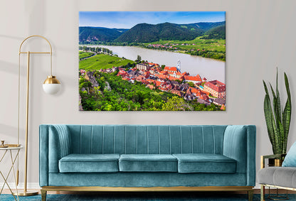 Wachau Valley Durnstein Austria Wall Art Decor 100% Australian Made