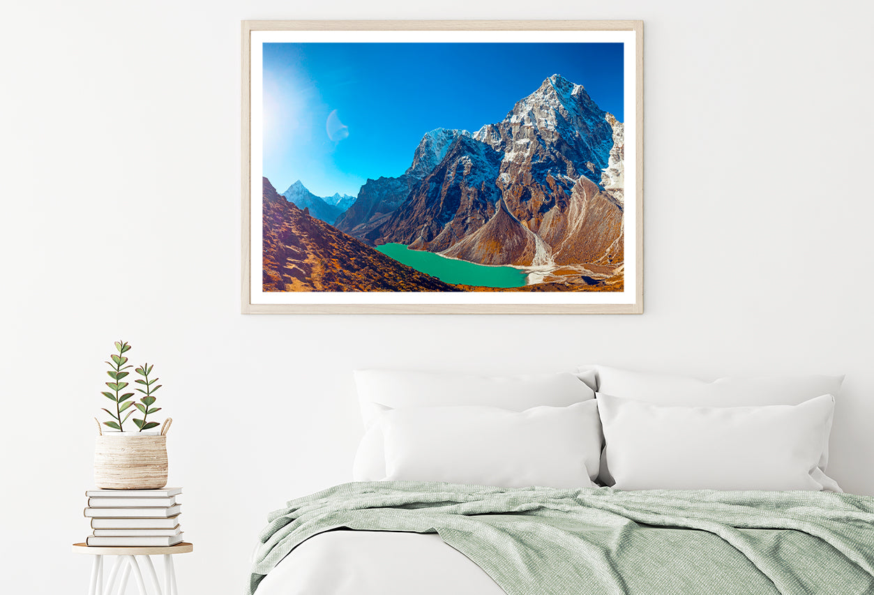 Amazing Mountains on the Way in Nepal Home Decor Premium Quality Poster Print Choose Your Sizes