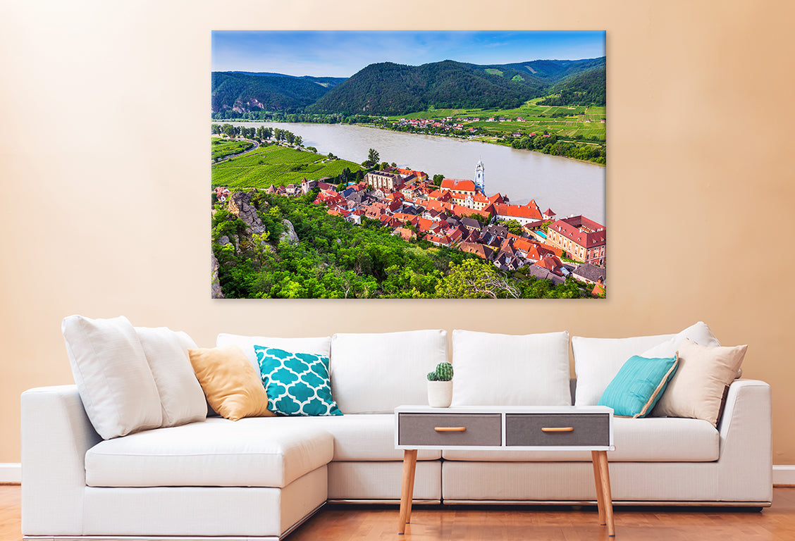 Wachau Valley Durnstein Austria Wall Art Decor 100% Australian Made