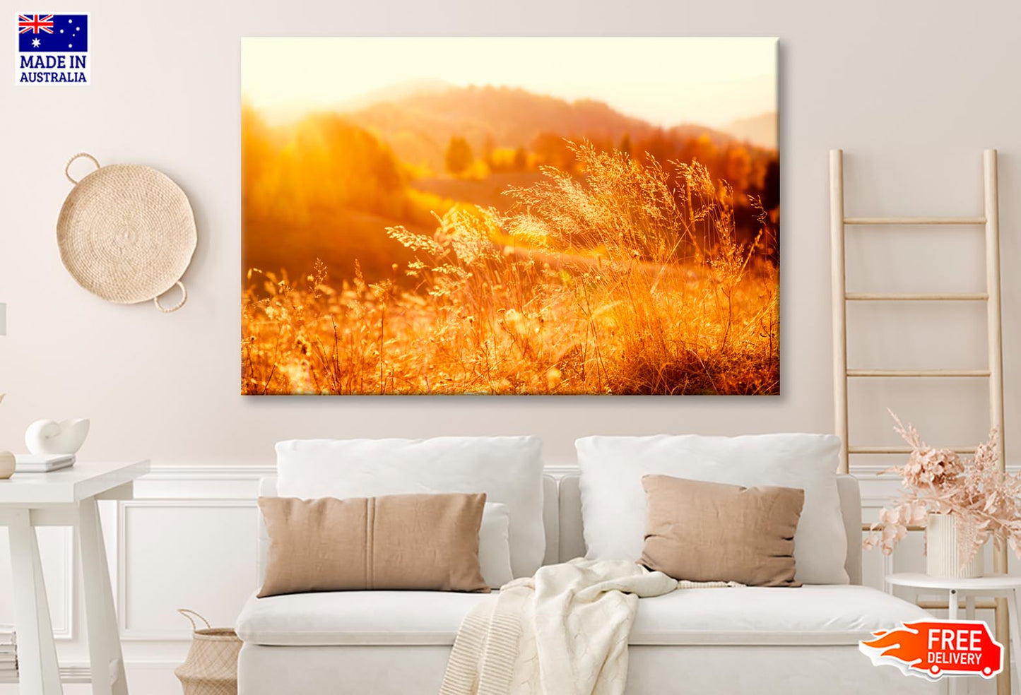 Field In the Sunlight Wall Art Decor 100% Australian Made