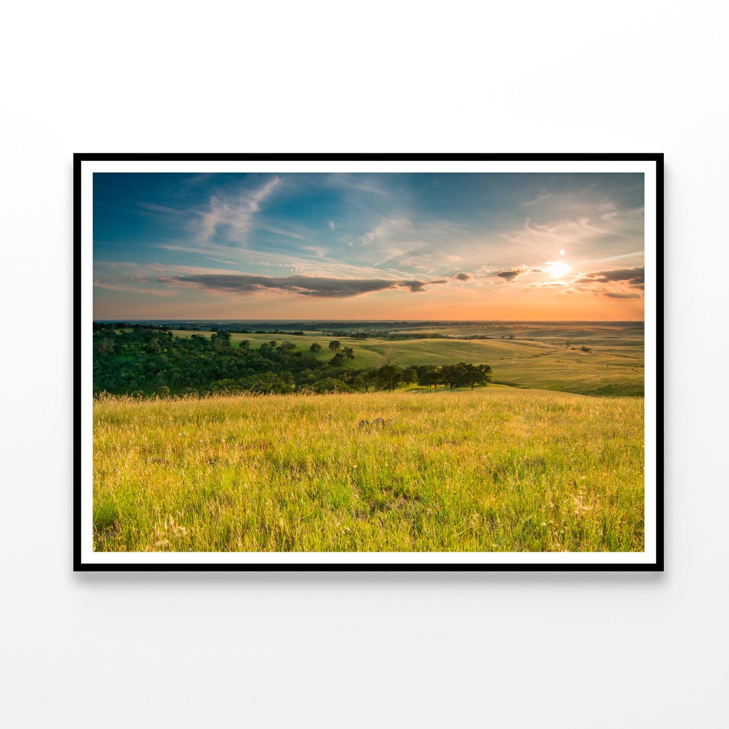 El Dorado Hills with Sunrise Home Decor Premium Quality Poster Print Choose Your Sizes