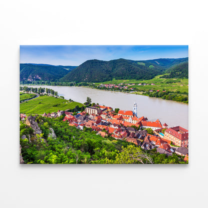 Wachau Valley Durnstein Austria Wall Art Decor 100% Australian Made