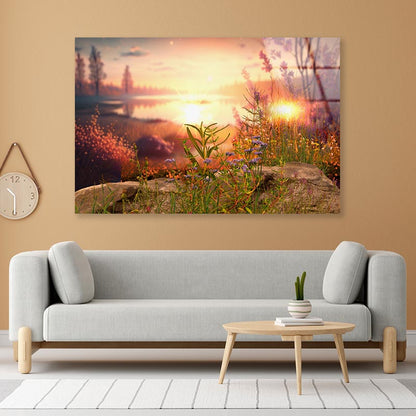 Sky at Sun Light Acrylic Glass Print Tempered Glass Wall Art 100% Made in Australia Ready to Hang