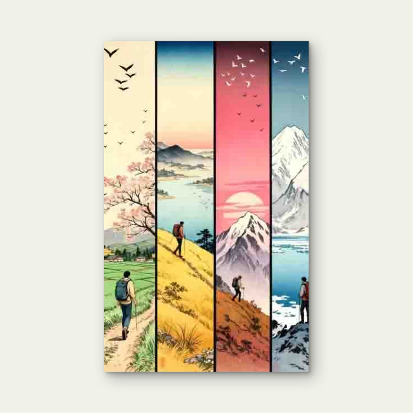 Vibrant Landscape & Scene 60x90cm Metal Print Ready to Hang