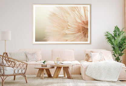 Close Up of a Dandelion with A Blurry Home Decor Premium Quality Poster Print Choose Your Sizes