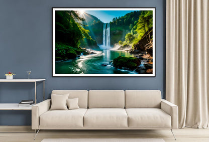 Waterfall In Plitvice National Park Home Decor Premium Quality Poster Print Choose Your Sizes