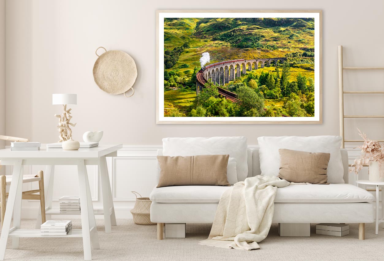 Glenfinnan Railway Viaduct in Scotland Home Decor Premium Quality Poster Print Choose Your Sizes