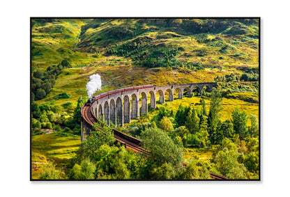 Glenfinnan Railway Viaduct in Scotland Home Decor Premium Quality Poster Print Choose Your Sizes