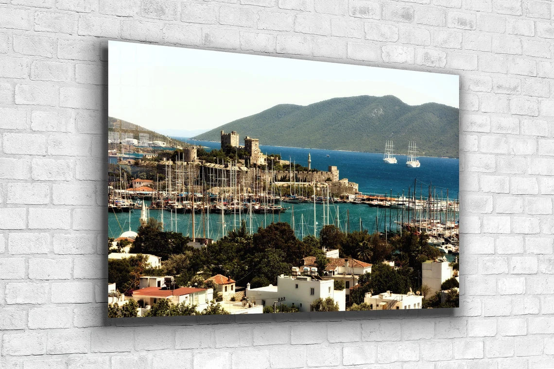 Port Seaside View UV Direct Aluminum Print Australian Made Quality