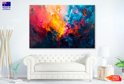 Colorful Abstract Painting Wall Art Decor 100% Australian Made