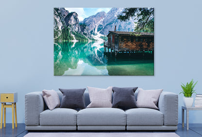 Lago di Braies in Dolomites   Wall Art Decor 100% Australian Made
