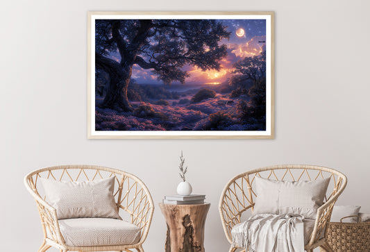 Sunset over the Mountains Home Decor Premium Quality Poster Print Choose Your Sizes