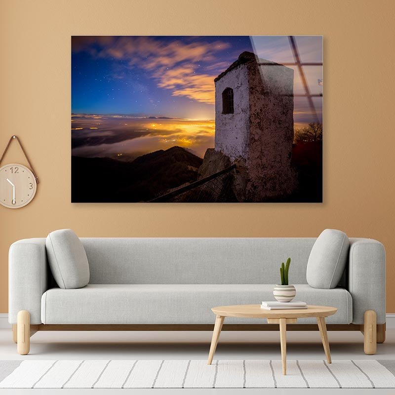 Sunset View of Bellmunt Viewpoint Spain Acrylic Glass Print Tempered Glass Wall Art 100% Made in Australia Ready to Hang