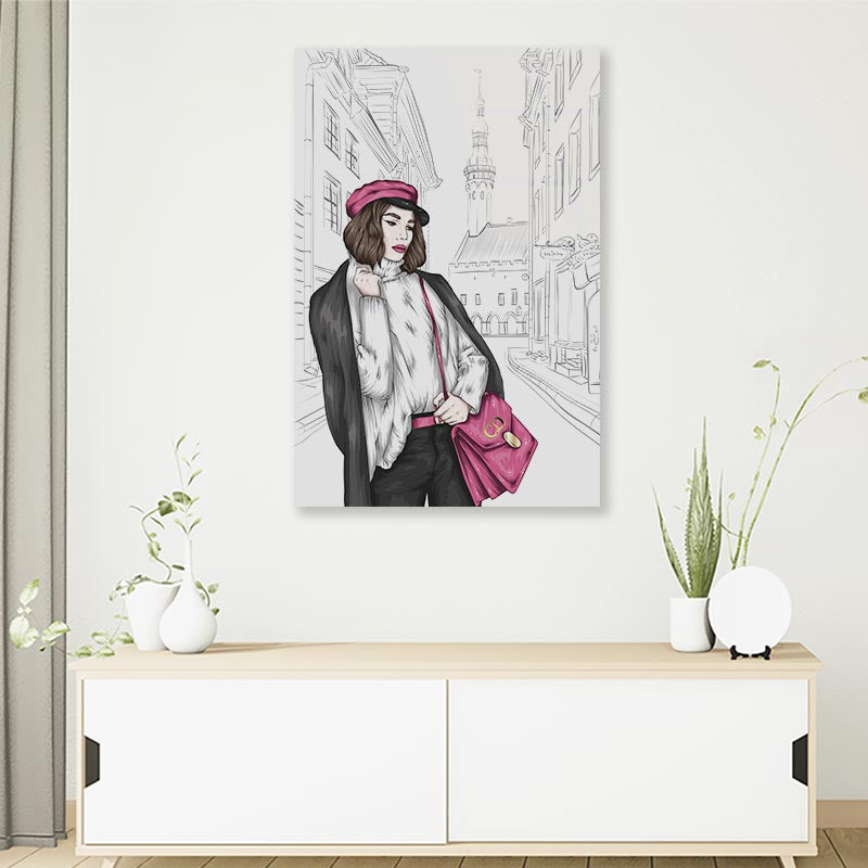 Modern Girl 3D Design Acrylic Glass Print Tempered Glass Wall Art 100% Made in Australia Ready to Hang