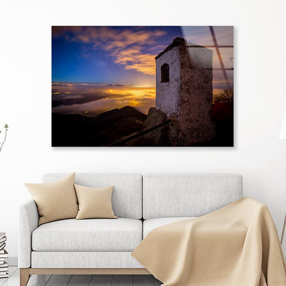 Sunset View of Bellmunt Viewpoint Spain Acrylic Glass Print Tempered Glass Wall Art 100% Made in Australia Ready to Hang