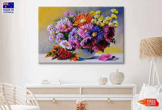 Still Life Flowers On The Table Oil Painting Limited Edition High Quality Print