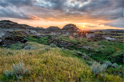 Dinosaur Provincial Park in the Alberta Badlands Home Decor Premium Quality Poster Print Choose Your Sizes