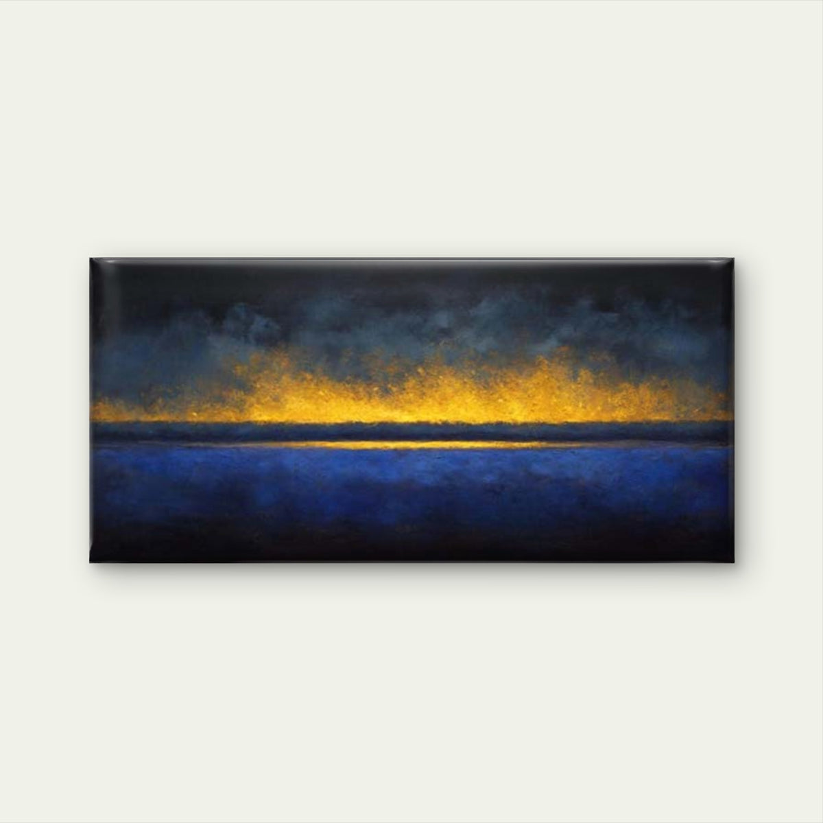 Abstract Color Field Wall Art Canvas Office Home Room Framed 120x60cm