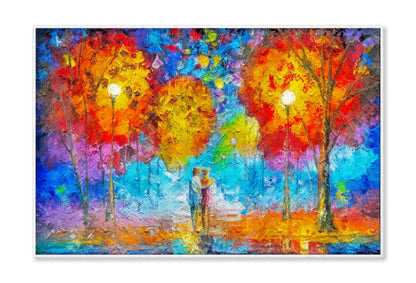 Painting Lovers In Dream Forest Of Love Wall Art Limited Edition High Quality Print