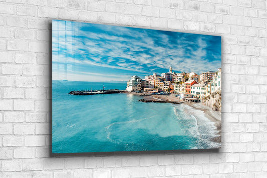 City Seascape Aerial UV Direct Aluminum Print Australian Made Quality