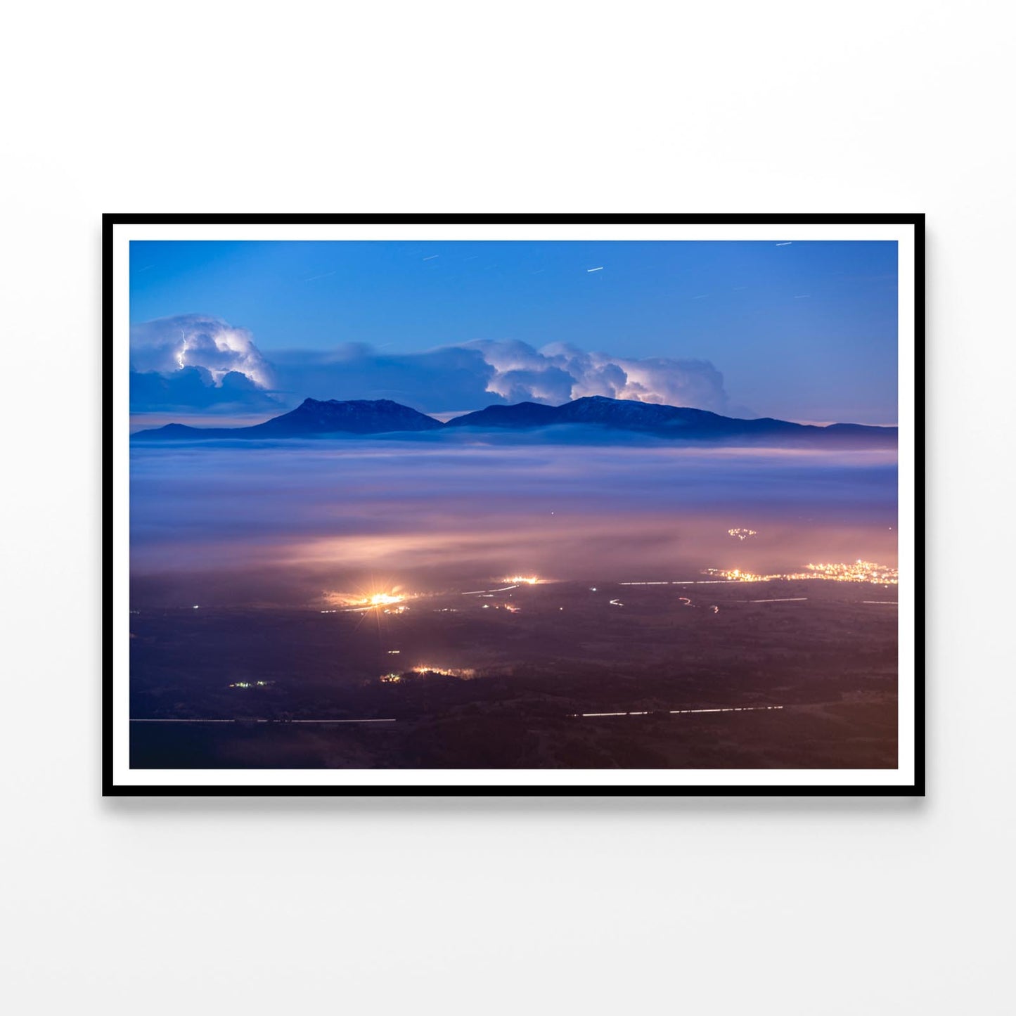 Sunrise with Fog from Bellmunt Catalunya Home Decor Premium Quality Poster Print Choose Your Sizes