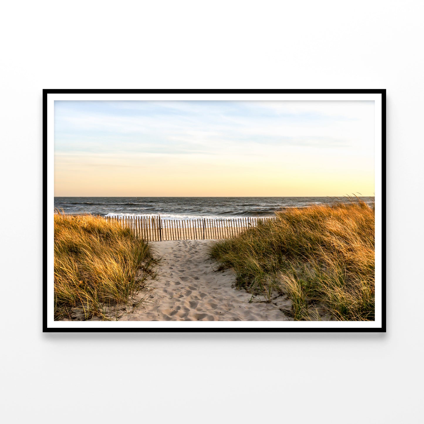 Shore of Hampton Beach New York Home Decor Premium Quality Poster Print Choose Your Sizes