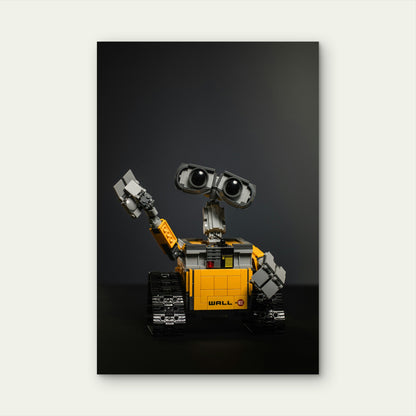 LEGO Ideas Pixar WALL-E Set 60x90cm Metal Print Ready to Hang