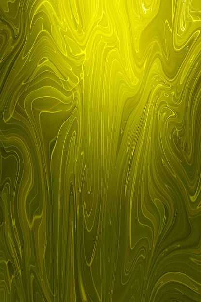 Yellow Liquid Marble Texture 40x60cm Metal Print Ready to Hang