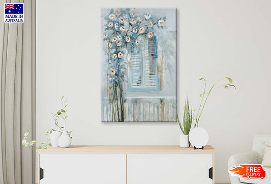 Scenery Art, Spring Flowers, Windows Wall Art Limited Edition High Quality Print