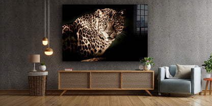 Leopard Closeup View UV Direct Aluminum Print Australian Made Quality