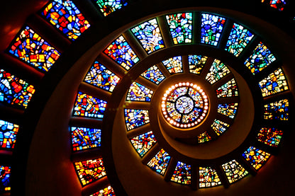 Glory Hole Stained Glass Wall Art Decor 100% Australian Made
