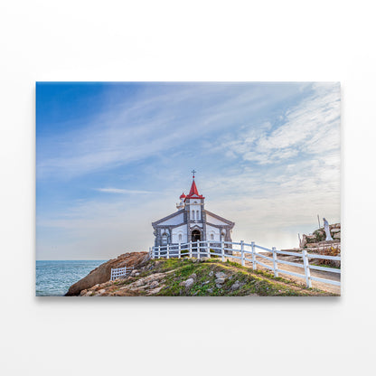 Sea View of Gijang Cathedral, Busan Wall Art Decor 100% Australian Made