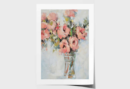 A Flower Arrangement on the Table Wall Art Limited Edition High Quality Print