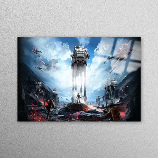 Star Wars Walker Acrylic Glass Print Tempered Glass Wall Art 100% Made in Australia Ready to Hang