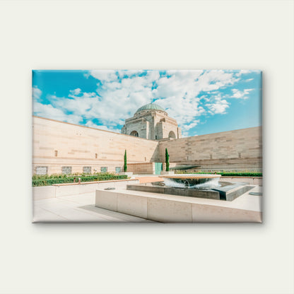 Water Fountain in Courtyard Australian War Memorial Wall Art Decor 100% Australian Made