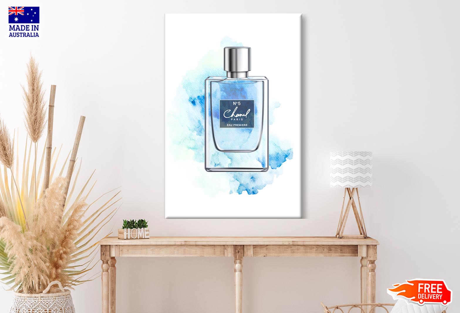 Blue Shade Perfume Wall Art Limited Edition High Quality Print