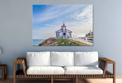 Sea View of Gijang Cathedral, Busan Wall Art Decor 100% Australian Made
