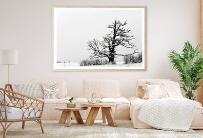 Oak Tree Winter Home Decor Premium Quality Poster Print Choose Your Sizes