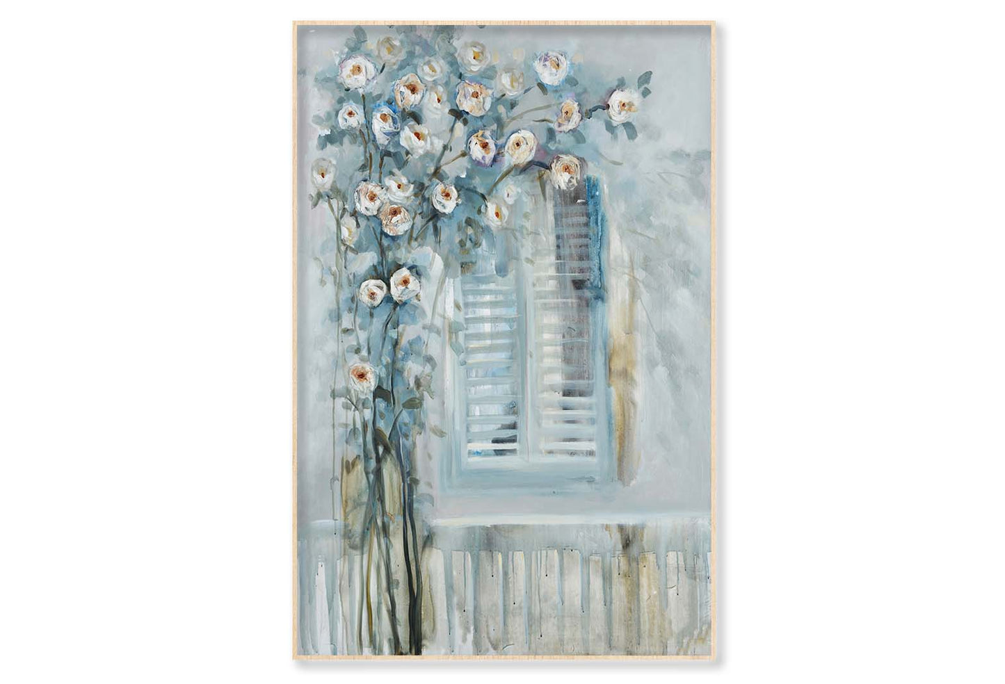 Scenery Art, Spring Flowers, Windows Wall Art Limited Edition High Quality Print