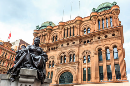 Queen Victoria Statue Gallery Entrance Sydney Australia Wall Art Decor 100% Australian Made