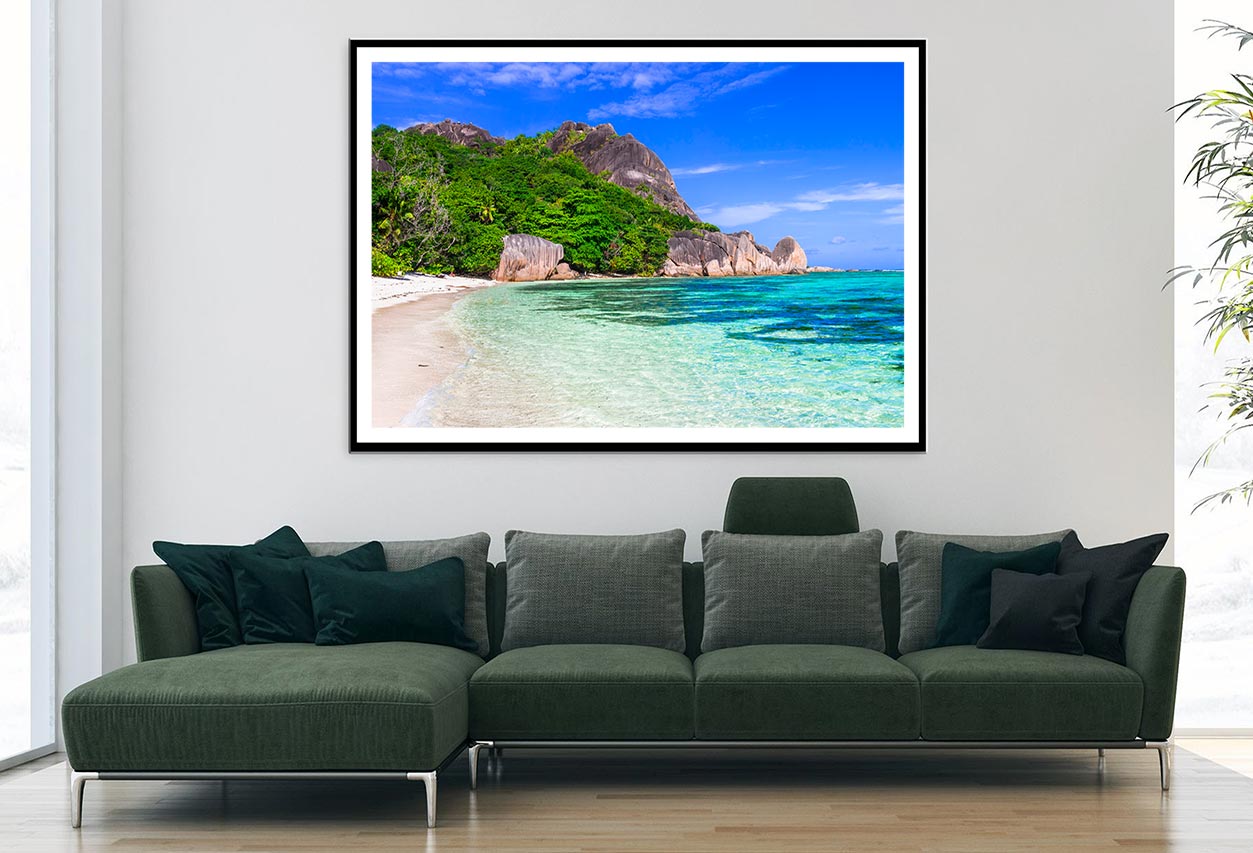 Tropical Beach & Seychelles Home Decor Premium Quality Poster Print Choose Your Sizes