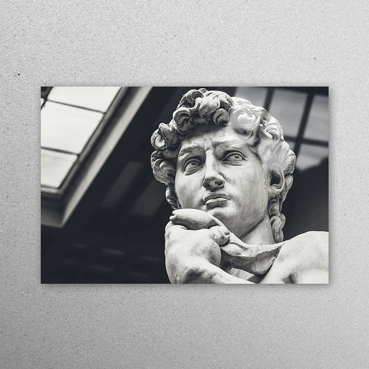 Michelangelo David Wall Art Acrylic Glass Print Tempered Glass Wall Art 100% Made in Australia Ready to Hang